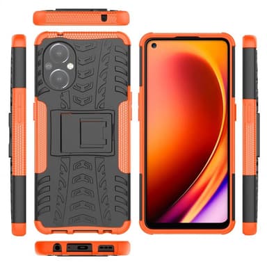 Stødbestandigt cover med stativ OnePlus Nord N20 5G - Orange