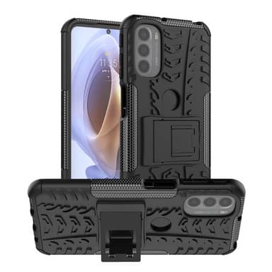 Stødbestandigt cover med stativ Motorola Moto G31 - Sort