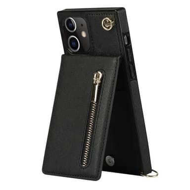 Zipper halskæde etui Apple iPhone 11 - Sort