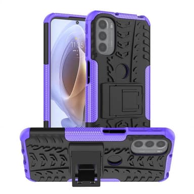 Stødbestandigt cover med stativ Motorola Moto G41 - Lilla