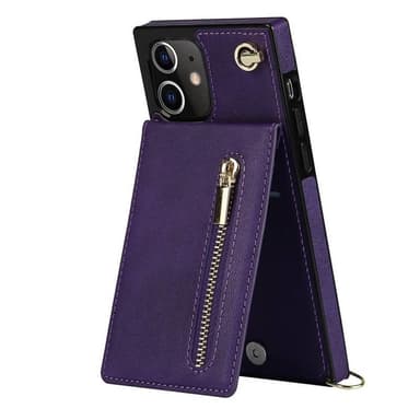 Zipper halskæde etui Apple iPhone 12 - Lilla