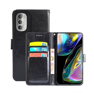 Wallet cover 3-kort Motorola Moto G82 5G - Sort