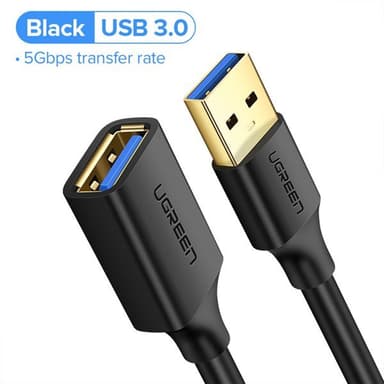 Forlængerkabel USB-han 3 m
