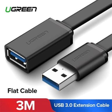 Forlængerkabel USB-han 3 m
