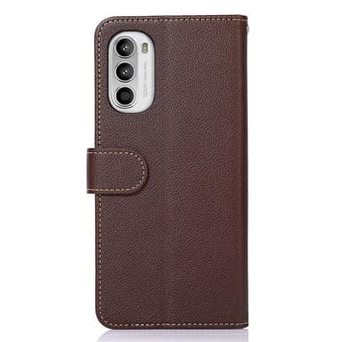 KHAZNEH telefoncover til Motorola Moto G52 - brun/blå