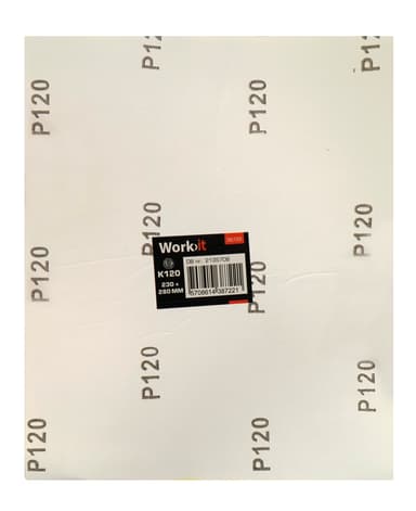 Work>it® sandpapir 230×280 mm K120