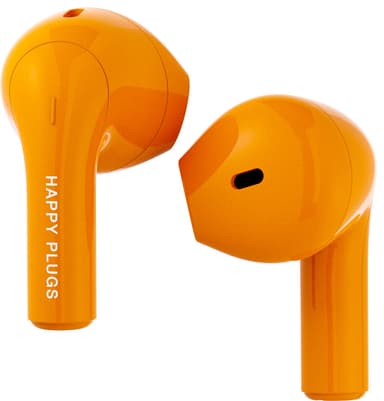 Happy Plugs Joy True Wireless in-ear høretelefoner (orange)