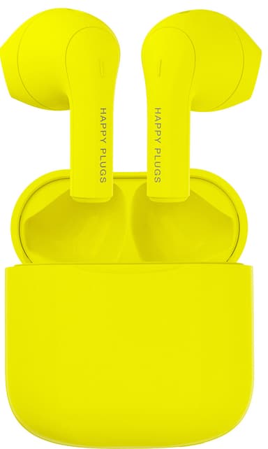 Happy Plugs Joy True Wireless in-ear høretelefoner (neon yellow)