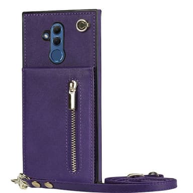 Zipper halskæde etui Huawei Mate 20 Lite - Lilla