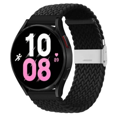 Flettet Elastik Armbånd Samsung Galaxy Watch 5 (40mm) - Sort