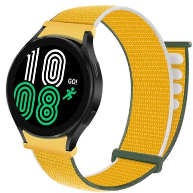 Nylon Armbånd  No-Gap Samsung Galaxy Watch 4 (44mm) - Sunflower
