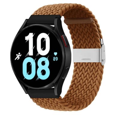 Flettet Elastik Armbånd Samsung Galaxy Watch 5 (44mm) - Brun