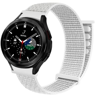 Nylon Armbånd  No-Gap Samsung Galaxy Watch 4 Classic (42mm) - Summit