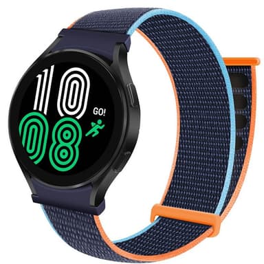 Nylon Armbånd  No-Gap Samsung Galaxy Watch 4 (40mm) - Deep Navy
