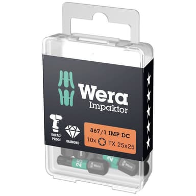 Wera 05057625001 Torx-bit 10 stk