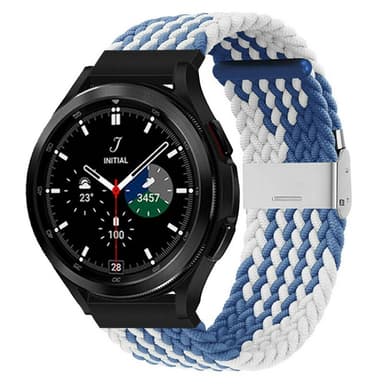 Flettet Elastik Armbånd Samsung Galaxy Watch 4 Classic (42mm) - Blåh