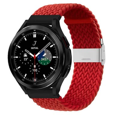 Flettet Elastik Armbånd Samsung Galaxy Watch 4 Classic (42mm) - Mørk