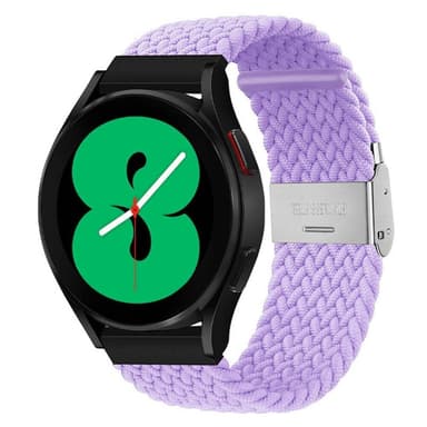 Flettet Elastik Armbånd Samsung Galaxy Watch 4 (44mm) - lightpurple