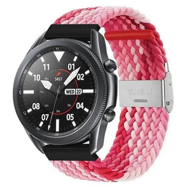 Flettet Elastik Armbånd Samsung Galaxy Watch 3 (45mm) - gradientred