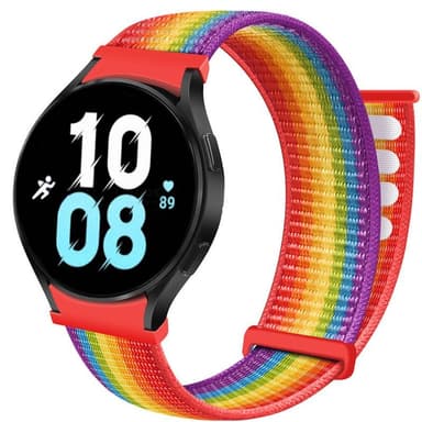 Nylon Armbånd  No-Gap Samsung Galaxy Watch 5 (44mm) - Pride