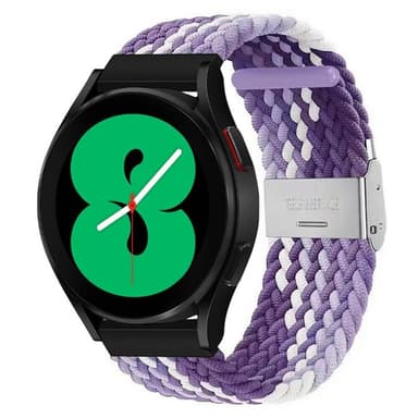 Flettet Elastik Armbånd Samsung Galaxy Watch 4 (44mm) - gradientpurpl