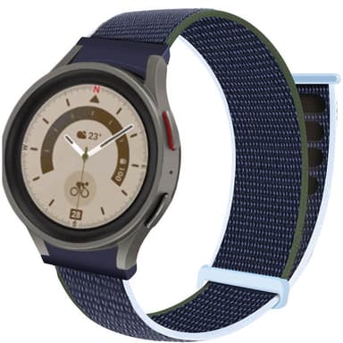 Nylon Armbånd  No-Gap Samsung Galaxy Watch 5 Pro (45mm) - Abyss
