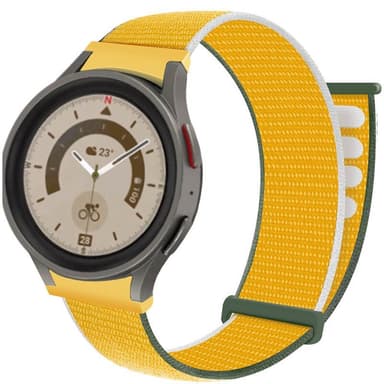 Nylon Armbånd  No-Gap Samsung Galaxy Watch 5 Pro (45mm) - Sunflower