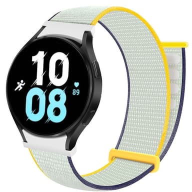 Nylon Armbånd  No-Gap Samsung Galaxy Watch 5 (44mm) - Sea Salt