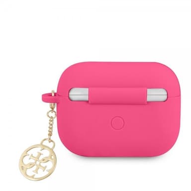 Guess AirPods Pro Cover Classic Logo 4G Charm Grå
