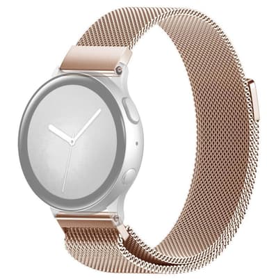 SKALO Milanese Loop til Samsung Watch Active2 40mm - Rosa guld