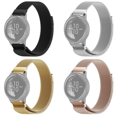 SKALO Milanese Loop til Garmin Venu - Guld