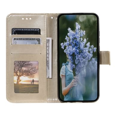 SKALO Motorola Moto G52 Mandala Flip Cover - Guld