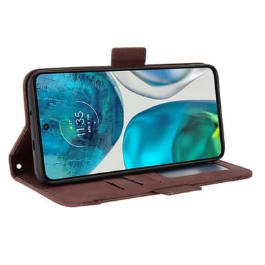 SKALO Motorola Moto G52 6-RUM Pungetaske - Brun