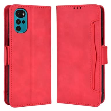 SKALO Motorola Moto G22 6-RUM Pungetaske - Rød