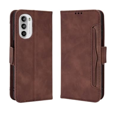SKALO Motorola Moto G52 6-RUM Pungetaske - Brun