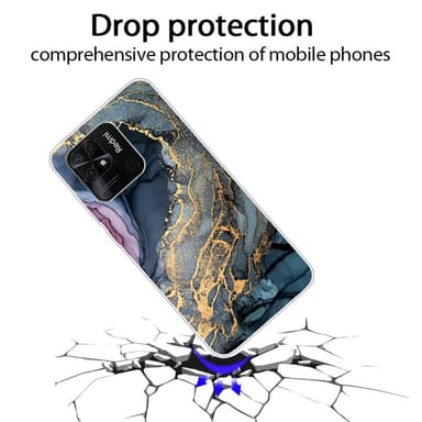 SKALO Xiaomi Redmi 10C Marmor TPU-cover - #5