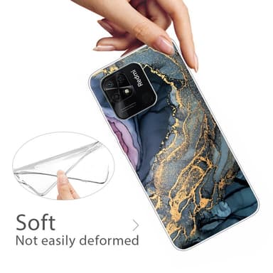 SKALO Xiaomi Redmi 10C Marmor TPU-cover - #5