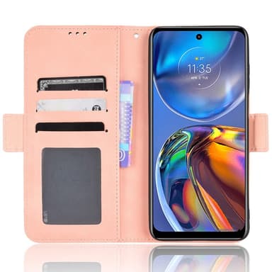SKALO Motorola Moto E32/E32s 6-RUM Pungetaske - Pink