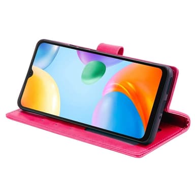 SKALO Xiaomi Redmi 10C Mandala Flip Cover - Cerise