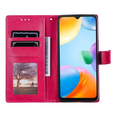 SKALO Xiaomi Redmi 10C Mandala Flip Cover - Cerise