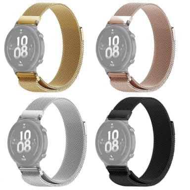 SKALO Milanese Loop til Huawei Watch GT Runner - Sort