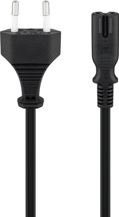 Goobay Tilslutningskabel Euro-stik, 5 m, sort