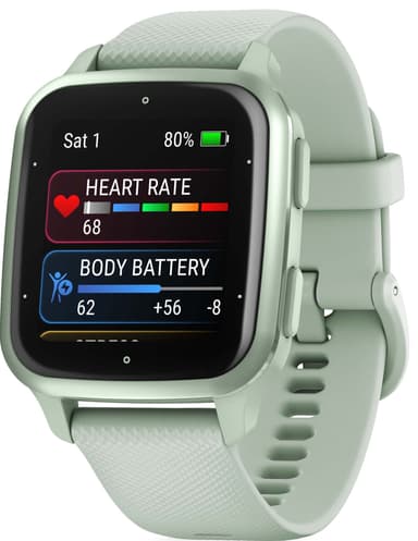 Garmin Venu Sq 2 smartwatch (Cool Mint)