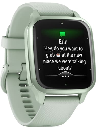 Garmin Venu Sq 2 smartwatch (Cool Mint)