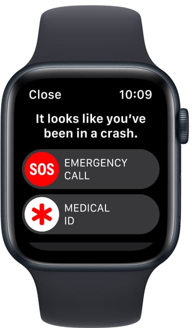 Apple Watch SE 2nd Gen (2022) 44 mm LTE (Midnight Alu/Midnight sportsbånd)
