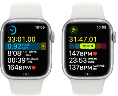 Apple Watch Series 8 41mm GPS (silver alu./white sportsbånd)