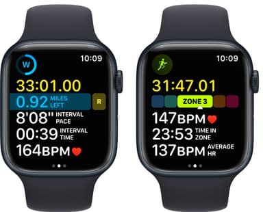 Apple Watch Series 8 45mm GPS (midnight alu./midnight sportsbånd)