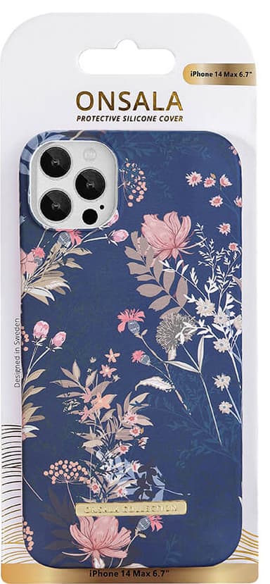 Onsala Fashion iPhone 14 Plus cover (dark flower)