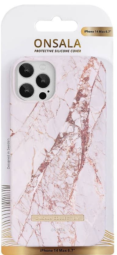 Onsala Fashion iPhone 14 Plus cover (white rhino marble)
