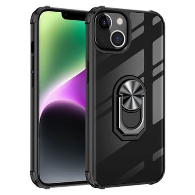 Clear Ring Cover Apple iPhone 14 Plus - Sølv